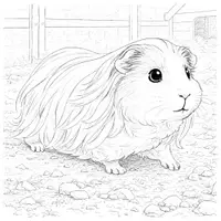 Vorschau - Mal- und Bastelvorlagen - Meerschweinchen Ausmalbilder (50 Malvorlagen) inkl. Stundenentwurf (PDF) - Seite 3