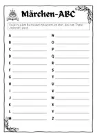 Vorschau - Arbeitsblätter - Märchen-ABC Deutsch Grundschule Sek I - Seite 1
