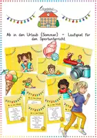 Vorschau - Spiele - Sommer / Urlaub: Laufspiel (Ab in den Urlaub) - Sportunterricht - Kl. 1/2 - Deckblatt