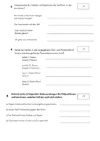 Vorschau - Arbeitsblätter - Klassenarbeit Wortarten - Seite 1