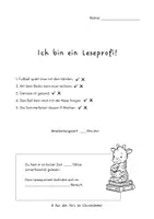 Vorschau - Arbeitsblätter - Leseprofi 1 für die 3. Klasse - Seite 2