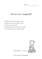 Vorschau - Arbeitsblätter - Leseprofi 1 für die 3. Klasse - Seite 3