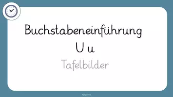 Vorschau - Arbeitsblätter - Buchstabeneinführung U u (Tafelbilder und Arbeitsblätter) - Seite 2