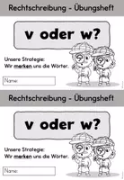 Vorschau - Arbeitsblätter - Übungsheft: v oder w? (Rechtschreibung) - Seite 3