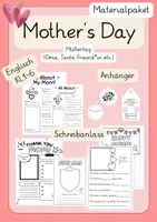Vorschau - Unterrichtsreihen - Materialpaket : Mother's Day (oder Individuelle Personen) - Deckblatt