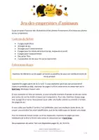 Aperçu - Apprentissages en autonomie - Jeu des empreintes d'animaux - Page 1