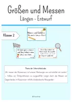Vorschau - Stundenentwürfe - Größen und Messen: Unterrichtsentwurf zum Thema Längen (Klasse 2) - Deckblatt