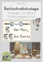 Vorschau - Stundenentwürfe - Rechtschreibstrategie Weiterschwingen - Einführungsgeschichte - Deckblatt