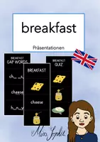 Vorschau - Präsentationen/Tafelbilder - breakfast - Präsentationen für den digitalen Unterricht - Deckblatt