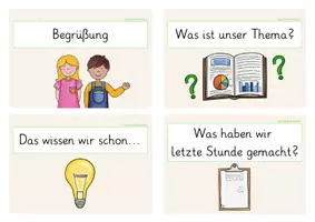 Vorschau - selbst erstellte Cliparts/Grafiken - Moderationsfächer für den Sachunterricht - Seite 3