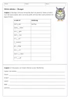 Vorschau - Arbeitsblätter - Wörter ableiten (e oder ä?) - Übungen - Deckblatt