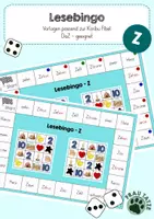 Vorschau - Spiele - Buchstabeneinführung - Lesebingo Z (Karibu) - Deckblatt