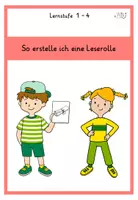 Vorschau - Mal- und Bastelvorlagen - Wili - So erstelle ich eine Leserolle - Deckblatt
