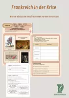 Vorschau - Unterrichtsreihen - Frankreich in der Krise – Warum wächst die Unzufriedenheit vor der Revolution? - Deckblatt