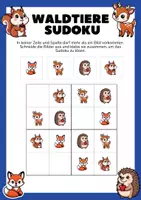 Vorschau - Spiele - Bilder-Sudoku Waldtiere | 4x4 | Mathe - Seite 1