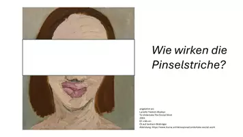 Vorschau - Präsentationen/Tafelbilder - Lynette Yiadom-Boakye: Pinselduktus untersuchen - Deckblatt