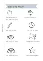 Vorschau - Arbeitsblätter - Das kann ich schon lesen - Klasse 1 und 2 - Seite 1