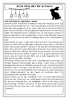 Vorschau - Arbeitsblätter - Ostern Steckbrief – Klasse 4/5 - Seite 1