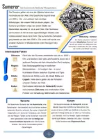 Vorschau - Arbeitsblätter - Sumerer, Akkader, Babylonier, Assyrer - Faszinierende Hochkulturen Mesopotamiens - Deckblatt