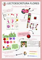 Vista previa - Tarjetas / Manipulativos - PACK FLORES LECTOESCRITURA - Portada