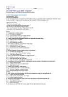 Vorschau - Klassenarbeiten - ZP10 Englisch 2026 Prüfung im Originalstil (MSA NRW) inkl. Lösungen, Punkteverteilung & Bewertung - Deckblatt