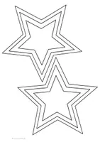 Vorschau - Mal- und Bastelvorlagen - Sterne - 8 verschiedene Vorlagen zum Ausmalen und kreativen Gestalten - Seite 3