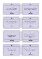 Vorschau - Aufgabenkarten - Conversation Cards - Teaching Material for 1984 - Part 3 Chapter 4 - Novel by George Orwell - Seite 2