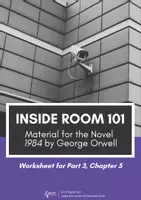 Vorschau - Arbeitsblätter - Inside Room 101 - Teaching Material for 1984 - Part 3 Chapter 5 - Novel by George Orwell - Deckblatt