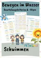 Vorschau - Stundenentwürfe - Bewegen im Wasser - Beurteilungskriterien und Bögen - Deckblatt