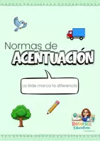 Vista previa - Refuerzo / NEE / Materiales de apoyo - Normas de acentuación: la tilde marca la diferencia - Portada