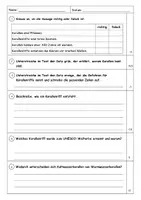 Vorschau - Arbeitsblätter - GLN Großer Leistungsnachweis Klassenarbeit Deutsch Lesen & Zuhören - Seite 2
