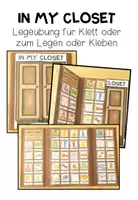 Vorschau - Arbeitsblätter - CLOTHES - In my closet (Legeübung, Klett, Lapbook) - Seite 1