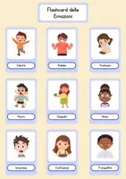 anteprima - Flashcard - Flashcard delle Emozioni + 5 attività - Pagina di copertina