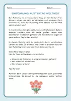 Vorschau - Arbeitsblätter - Lesetraining: Muttertag weltweit / Klasse 3 und 4 - Seite 3