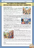 Vorschau - Arbeitsblätter - Kulturelle Globalisierung - Wie Kulturen sich weltweit verbreiten - Seite 1