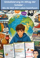 Vorschau - Arbeitsblätter - Globalisierung im Alltag der Schüler - Wie die Welt dein Leben beeinflusst - Deckblatt