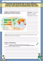 Vorschau - Arbeitsblätter - Chancen und Risiken der Globalisierung - Vorteile und Herausforderungen weltweit - Seite 3