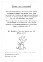 Vorschau - Mal- und Bastelvorlagen - Klassentier Giraffe Imara / Giraffenklasse Ausmalbilder - Seite 1