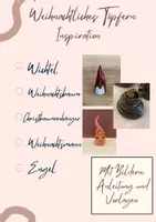 Vorschau - Arbeitsblätter - Töpfern für Weihnachten - Weihnachtsmann, Wichtel, Engel, Anhänger, Weihnachtsbaum - Deckblatt