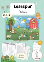 Vorschau - Arbeitsblätter - Lesespur Ostern | Klasse 1 + 2 - Deckblatt