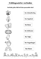 Vorschau - Arbeitsblätter - Wörterwerkstatt Frühling Deutsch Klasse 1 bis 3 - Wortarten, Silben, Artikel uvm. - Seite 2