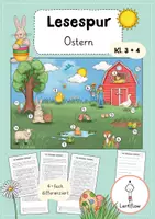 Vorschau - Arbeitsblätter - Lesespur Ostern, Frühling | Klasse 3 + 4 - Deckblatt