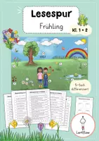 Vorschau - Arbeitsblätter - Lesespur Frühling Klasse 1 + 2 - Deckblatt