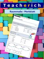 Vorschau - Merkblätter - Raummaße / Litermaße - Merkblatt - Deckblatt