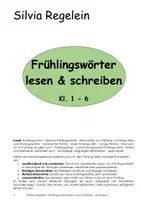 Vorschau - Arbeitsblätter - Frühlingswörter lesen und schreiben - Kl. 1 bis 6 - Deckblatt