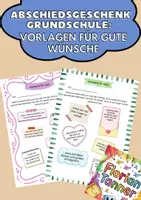 Vorschau - Bildkarten - Wünsche Grundschule | Abschied Klasse 4 - Deckblatt