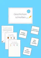 Vorschau - Arbeitsblätter - Geschichten schreiben - Deckblatt