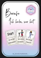 Vorschau - Spiele - Thema Berufe - Spiel "Ich habe, wer hat" - Deckblatt