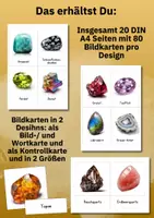 Vorschau - Bildkarten - Edelsteine Bildkarten Set (80 Karten) für Grundschule & Kita – Differenzierung & Freiarbeit - Seite 3