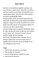 Vorschau - Stundenentwürfe - Der Körper. Sachtexte mit Fragen & Quiz. Leseverständnis Grundschule (Klasse 3-4) - Seite 1